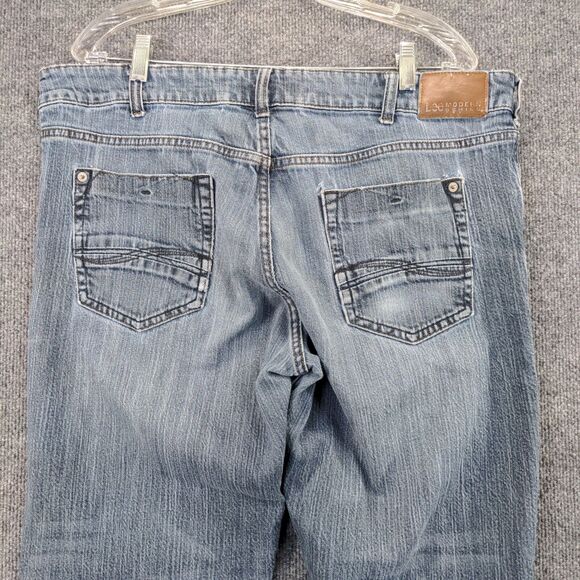 Lee Modern Series Straight Fit Jeans Mens Size 38x28.5 Blue Denim - Picture 8 of 12